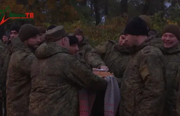 Расійскія вайскоўцы прыбылі ў Беларусь / скрыншот з "ВоенТВ"
