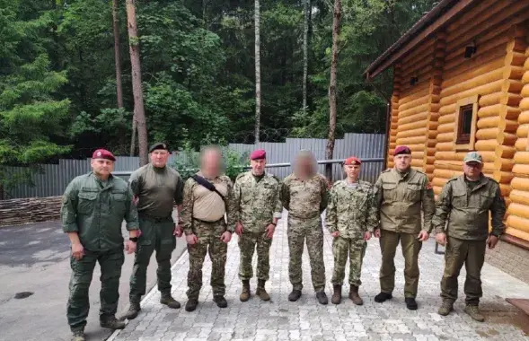 Дмитрий Балаба, Николай Карпенков, командиры "Алмаза", СОБРа, в/ч 3214 и вагнеровцы / Telegram
