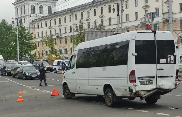 На месте аварии / vk.com/vitebsk__jai
