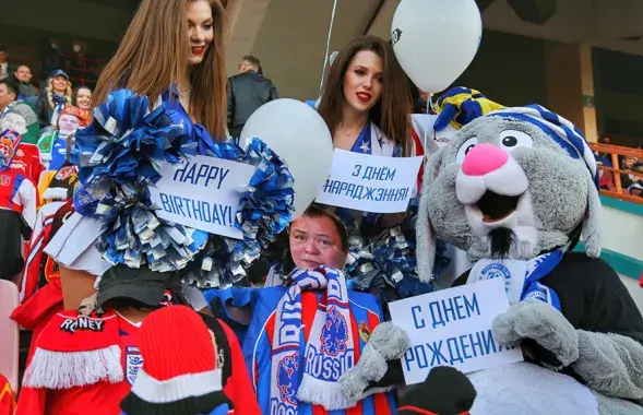 Поздравление на "Брестском" / dynamo-brest.by​