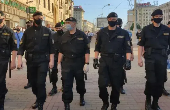 ОМОН в Минске / Еврорадио
