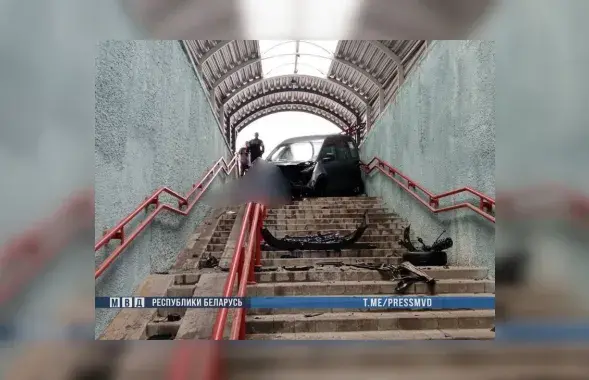 Авария в подземном переходе / t.me/pressmvd
