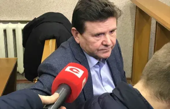 Александр Белецкий во время суда в феврале 2019 г. / "Белсат"​