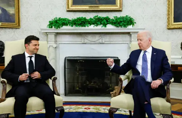 Уладзімір Зяленскі і Джо Байдэн​&nbsp;/ Reuters