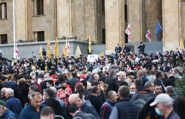 Протесты в Тбилиси 1 ноября&nbsp;&nbsp;/ Эхо Кавказа
