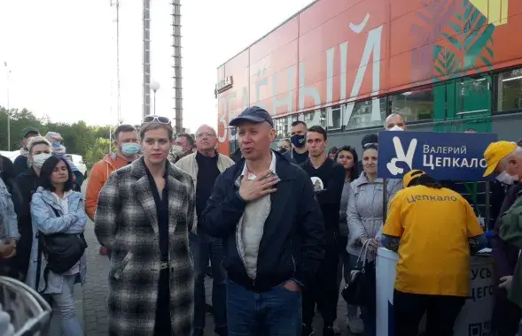 Валерый Цапкала з Веранікай Цапкала / Еўрарадыё