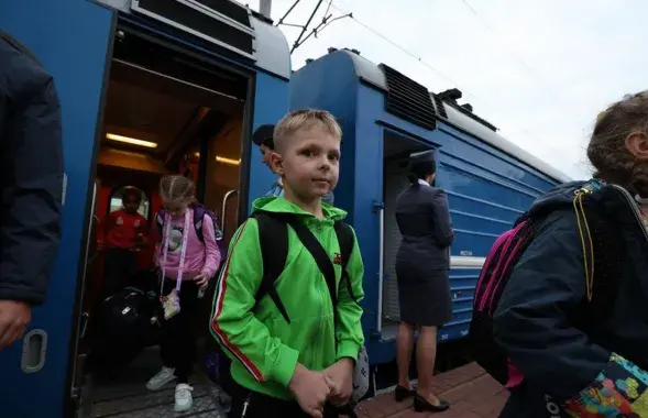 Украінскія дзеці ў Беларусі / БелТА
