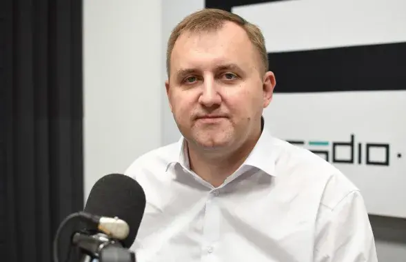 Евгений Шевко в студии Еврорадио