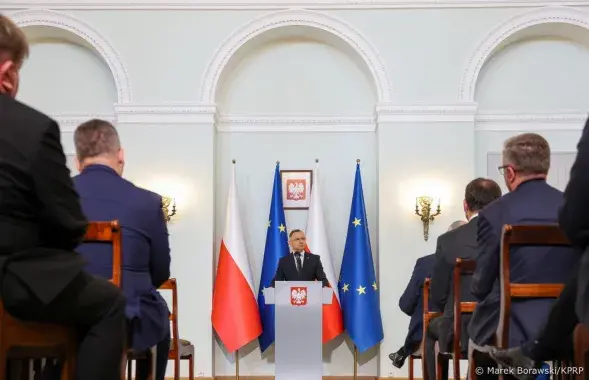 Анджей Дуда на встрече с польскими послами / Канцелярия президента РП
