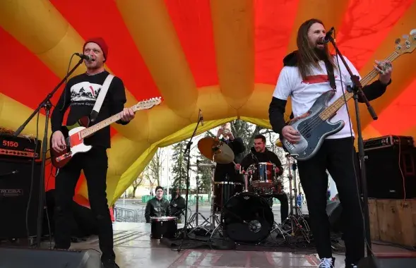 Группа "Дай Дарогу" на Дне Воли&nbsp;/ Еврорадио