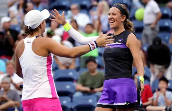 Ashleigh Barty and Victoria Azarenka / twitter.com/vika7