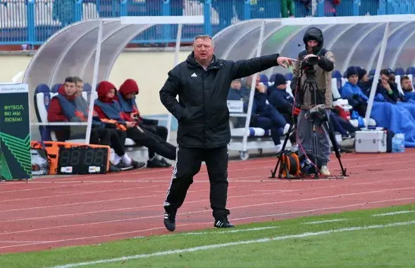 Главный тренер" Торпедо-БелАЗ " Юрий Пунтус / twitter.com/fcTorpedoBelAZ​