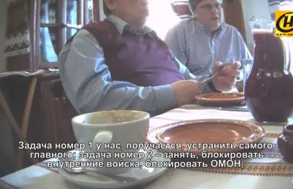 Аляксандр Фядута і Юрый Зянковіч у Маскве