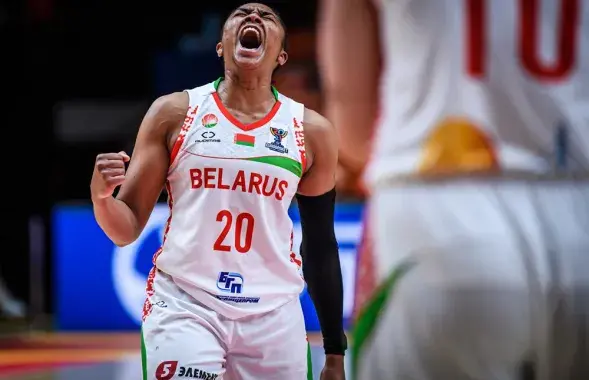 Эмоции после победы / belarus.basketball