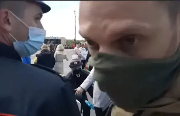 Затрыманне Юрыя Ганцэвіча / Еўрарадыё