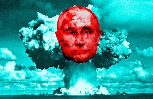 Ядзерная пагроза не мае межаў / калаж Улада Рубанава, Еўрарадыё