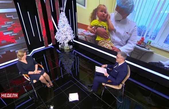 Марина Соколова в студии СТВ / ctv.by