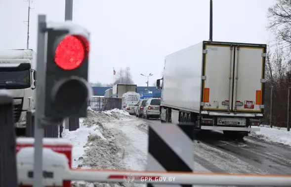 Чарга ў пункце пропуску /&nbsp;@gpkgovby
