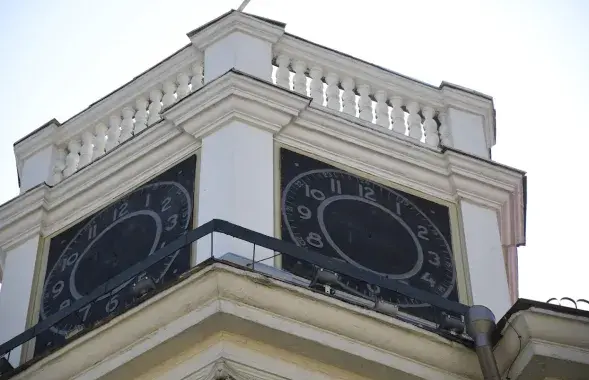 Башня з гадзіннікам у Мінску / Еўрарадыё
