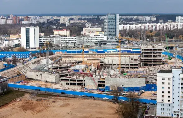 Строительство "Газпром центра"​ / realt.by
