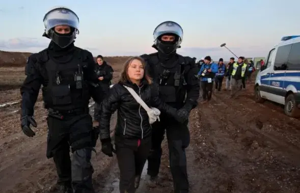Задержание Греты Тунберг / Reuters
