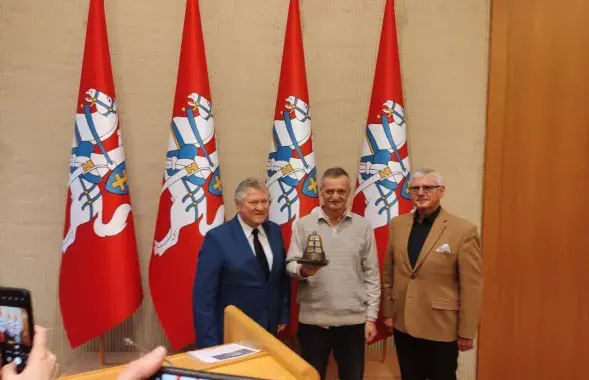 Олег Груздилович стал лауреатом литовской премии / t.me/bajby
