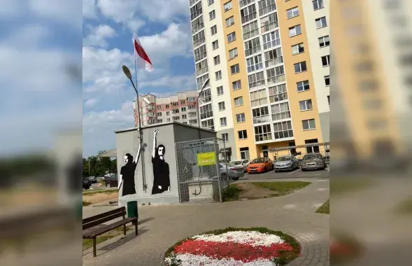 Графіці "Дыджэі перамен" у Мінску