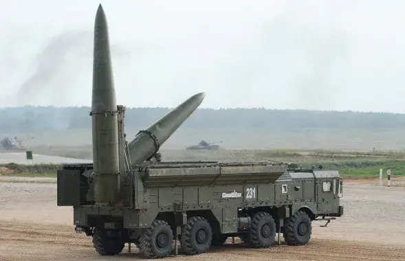 Ракетны комплекс "Іскандэр" можа несці ядзерныя зарады / Sputnik/East News
