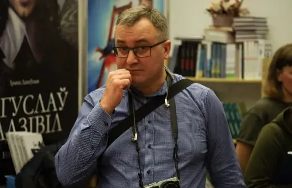Publisher Andrei Yanushkevich / Photo by Yulia Tsimafeyeva
