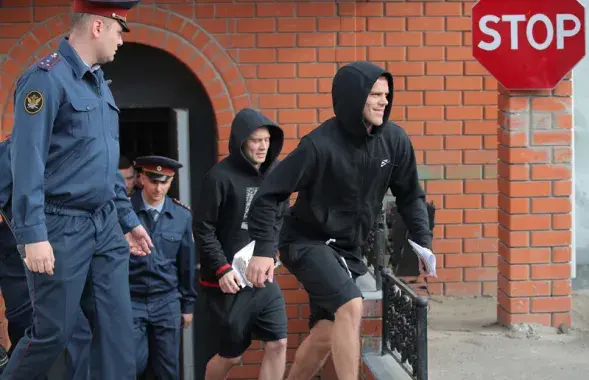 Футбалісты Павел Мамаеў і Аляксандр Какорын — у следчым ізалятары