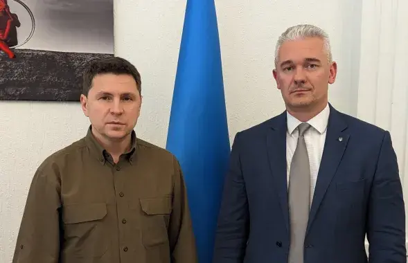 Міхаіл Падаляк і Валерый Кавалеўскі / twitter.com/kavaleuski
