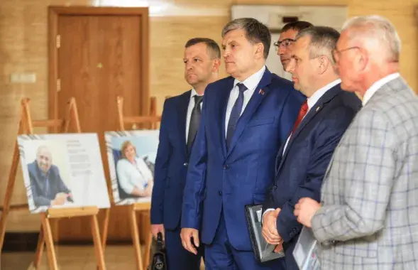 Ігар Луцкі (у цэнтры), справа ад яго Іван Крупко / sb.by
