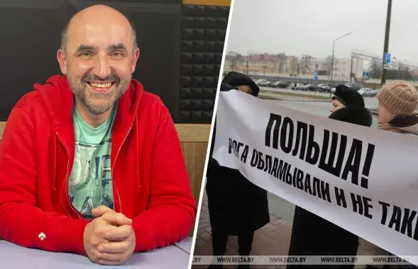 Александр Кнырович и протесты "белорусских поляков" в Гродно
