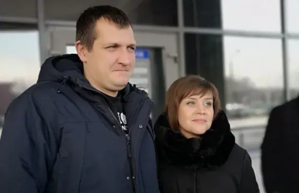 Дзмітрый Кулакоўскі з жонкай у студзені 2021-га / spring96.org