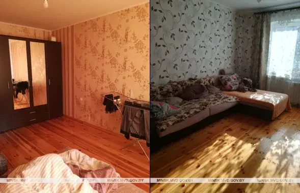 Фота кватэры, дзе адбыўся крадзеж / minsk.mvd.gov.by