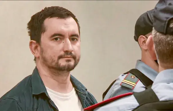 Сцяпан Латыпаў на судзе / кадр з відэа
