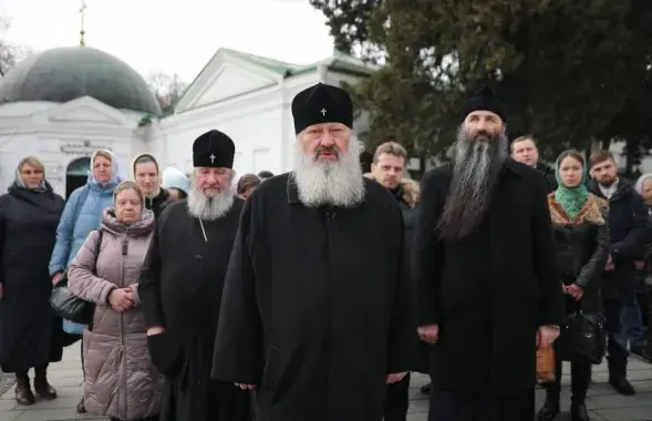 Обращение митрополита Павла (Лебедя), наместника Свято-Успенского монастыря УПЦ МП / кадр из видео
