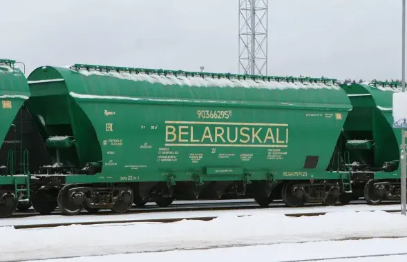 Вагон "Беларуськалия" / Scanpix
