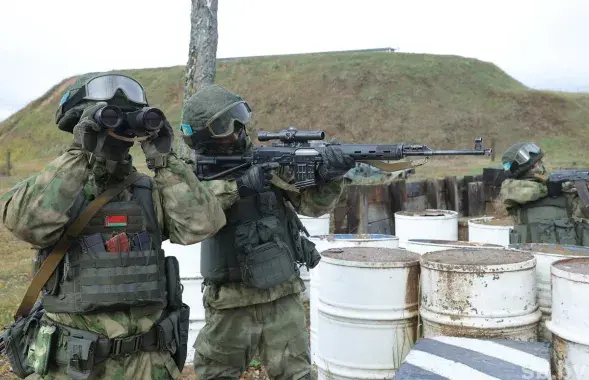 Белорусские военные на учениях / sb.by
