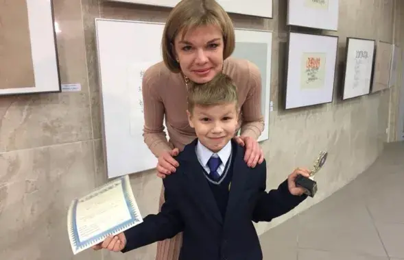 Ксенія Луцкіна з сынам / t.me/bajby
