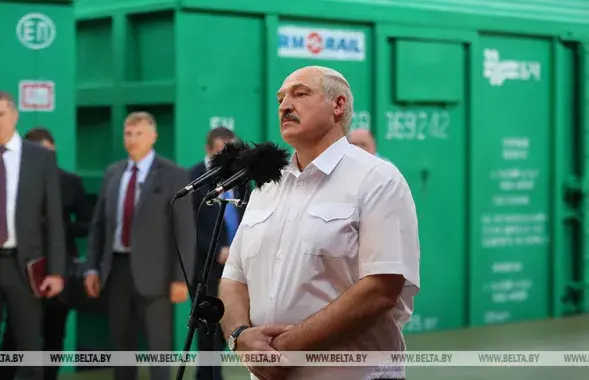 Лукашенко на "Беларуськалии" / БЕЛТА