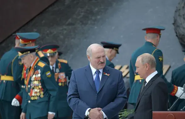 Александр Лукашенко и Владимир Путин летом 2020 года / president.gov.by​