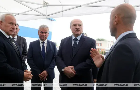 Aliaksandr Lukashenka during a trip to Orsha&nbsp;/ BELTA