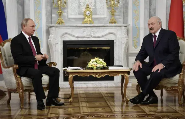 Владимир Путин и Александр Лукашенко. Фото: Reuters​