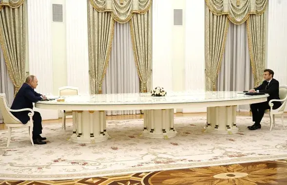 Переговоры Владимира Путина и Эмманюэля Макрона / kremlin.ru