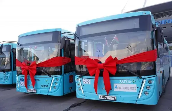 Передача автобусов МАЗ в Санкт-Петербург, 2022 год / пресс-служба МАЗ