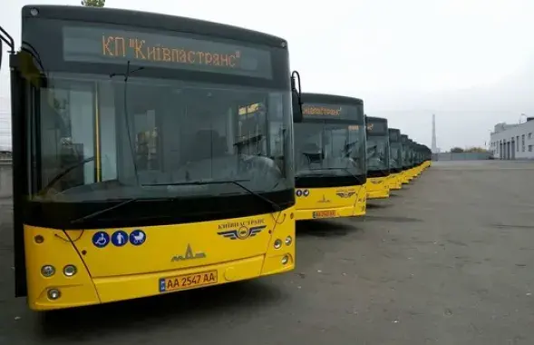 Украіна да нядаўняга часу ахвотна закупляла беларускія аўтобусы / Прэс-служба КП "Кіеўпастранс"​
