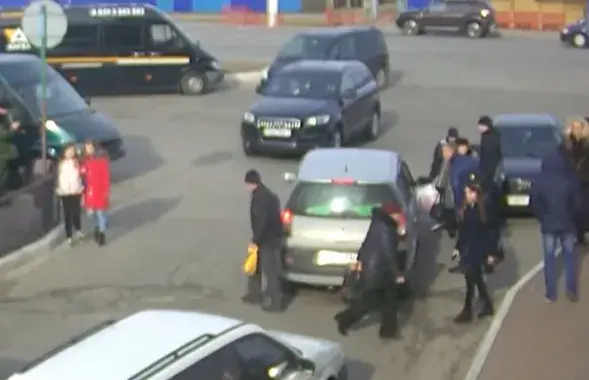 Скриншот с видео телеканала "Мозырь".​