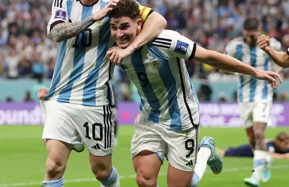 Ліянэль Месі і Хуліан Альварэс / twitter.com/fifaworldcup
