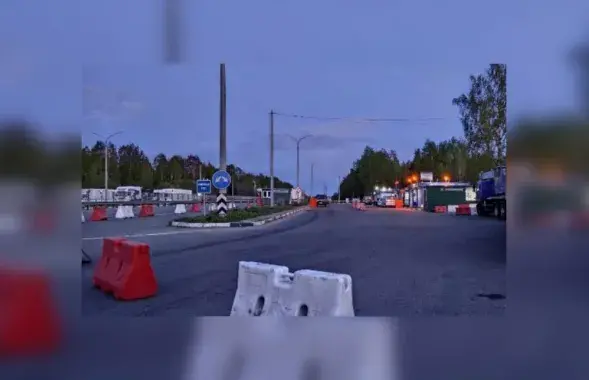 Так выглядае 5 траўня мяжа Беларусі і Расіі / фота відавочца, zerkalo.io
